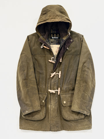 Giacca vintage Barbour montgomery verde tg S