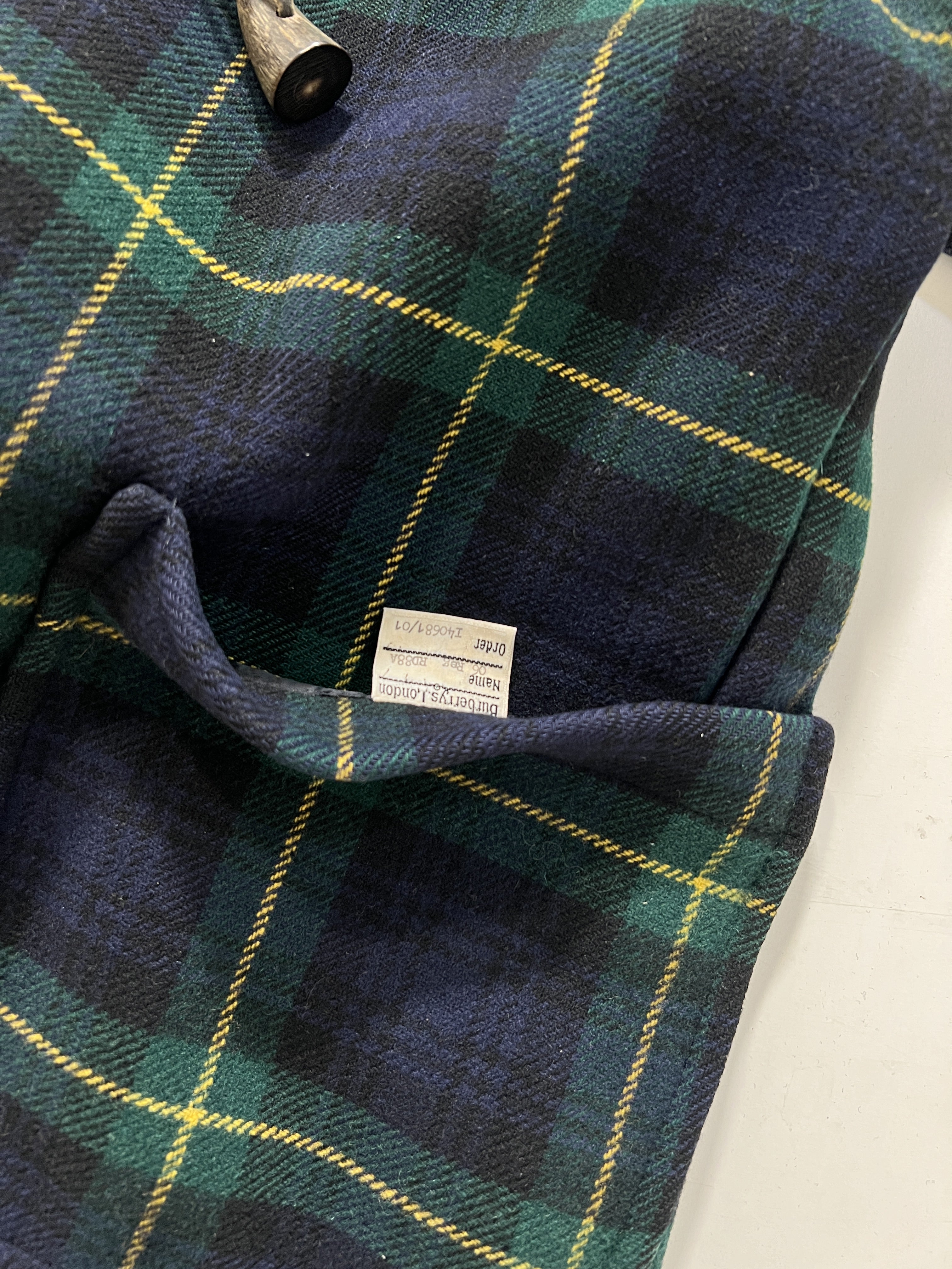 Montgomery vintage Burberry tartan tg S