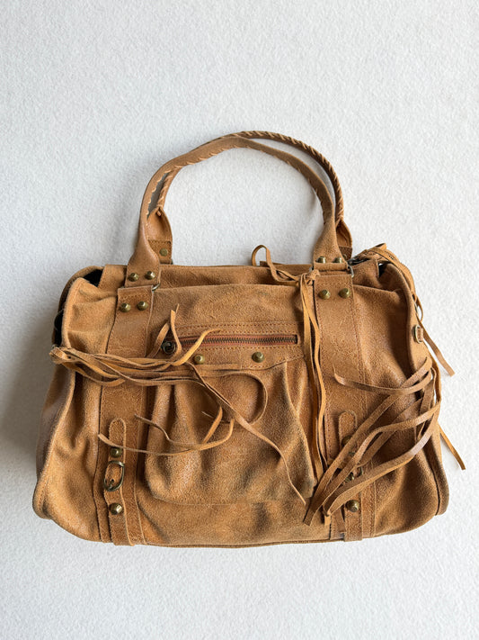 Borsa vintage Balenciaga city suede