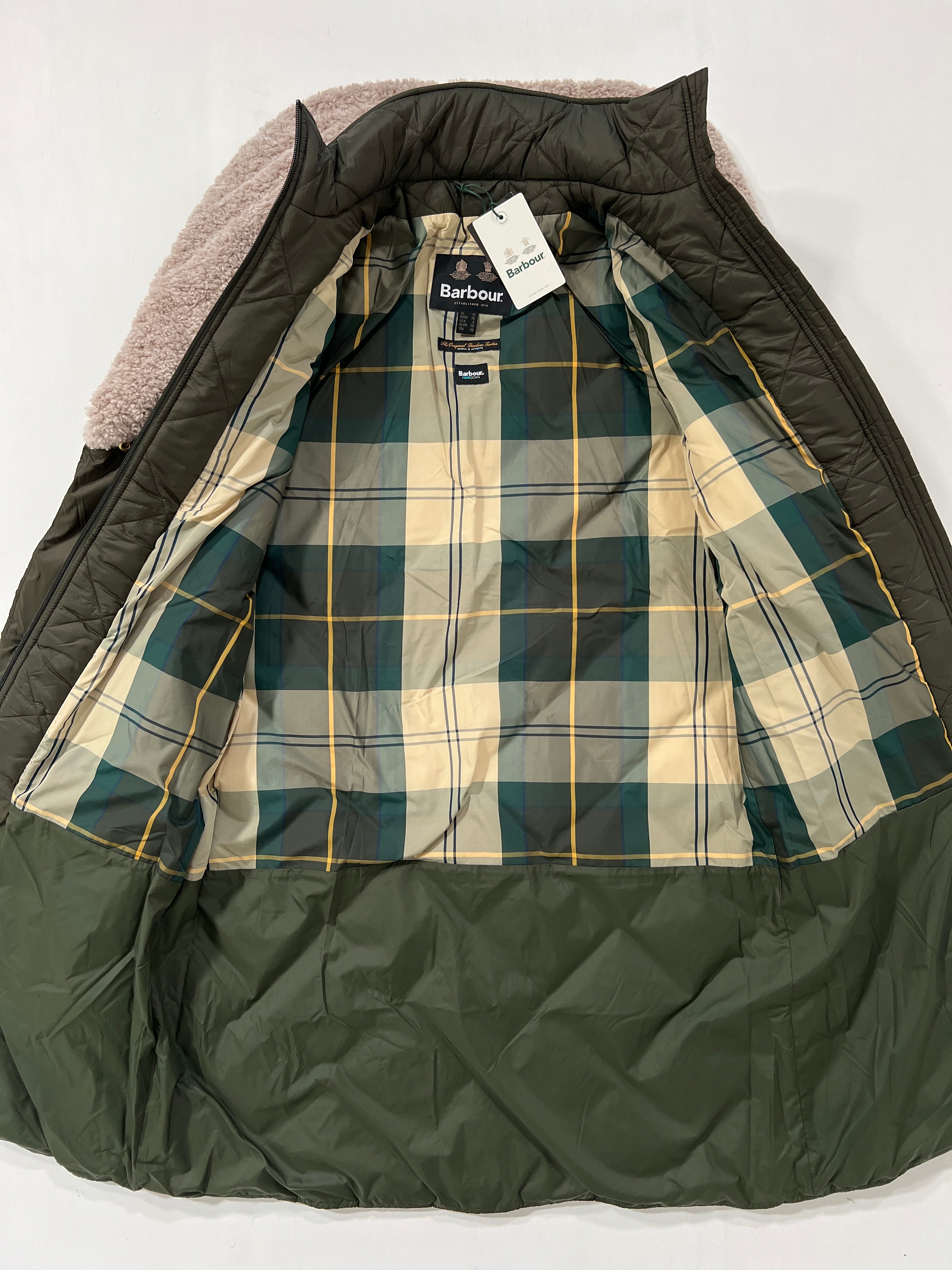 Piumino vintage Barbour verde tg S