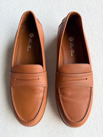 Mocassino vintage Loro Piana marrone tg 37