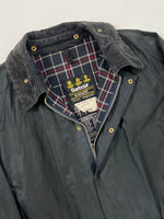 Carica l&#39;immagine nel visualizzatore di Gallery, Giacca vintage Barbour Burghley blu tg L
