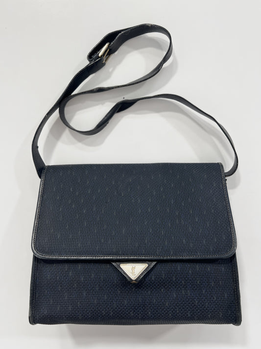 Borsa vintage Yves Saint Laurent blu