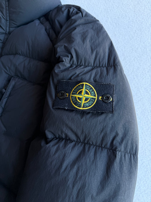 Giacca vintage Stone Island crinkle reps NY down long tg L
