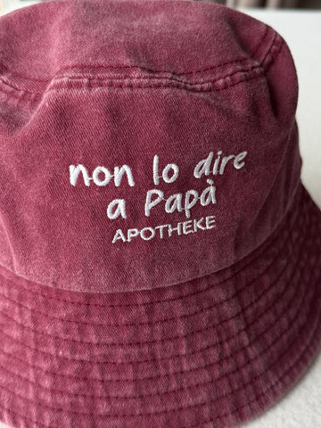 Cappello alla pescatora "non lo dire a papà"