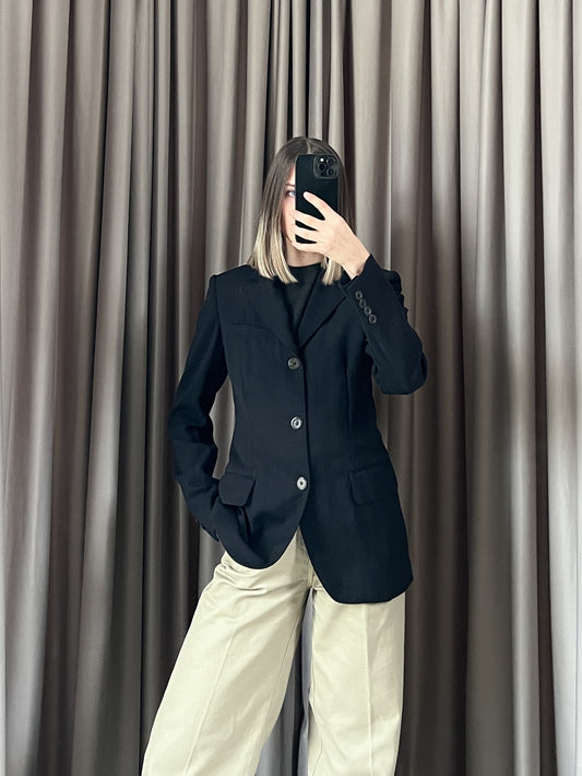 Blazer vintage J.P. Gaultier nera tg S