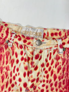 Jeans vintage Cavalli leopardo tg XS/S