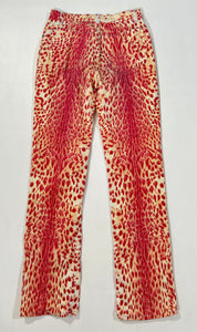 Jeans vintage Cavalli leopardo tg XS/S