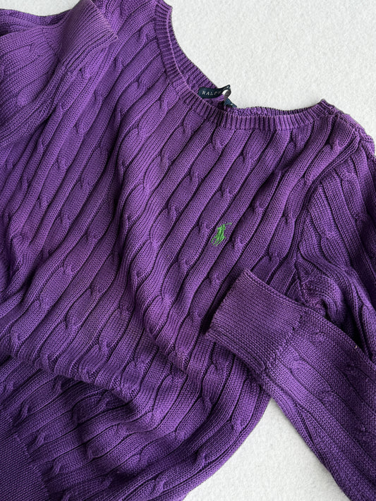 Maglia vintage Ralph Lauren treccia tg M/L