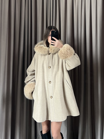 Cappotto vintage Max Mara lana/cashmere tg 38