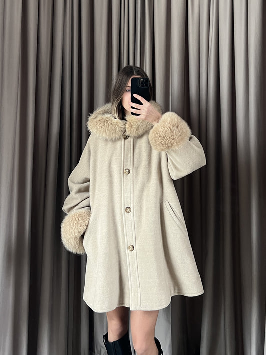 Cappotto vintage Max Mara lana/cashmere tg 38