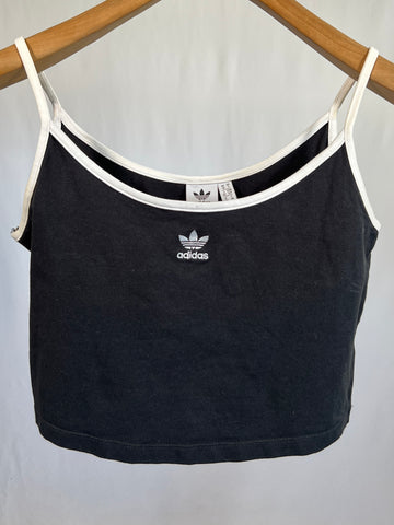 Top vintage Adidas nero tg S