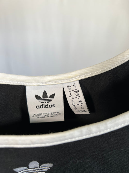 Top vintage Adidas nero tg S