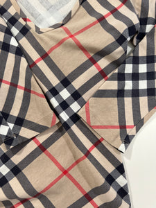 T-shirt vintage Burberry tartan tg XS