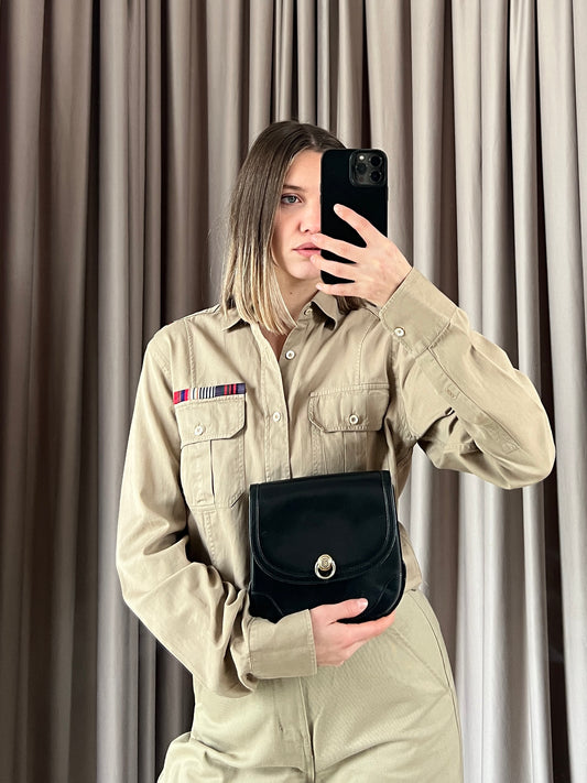 Borsa vintage Gucci nero pelle