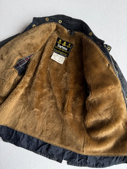 Giacca vintage Barbour bambino con interno C28