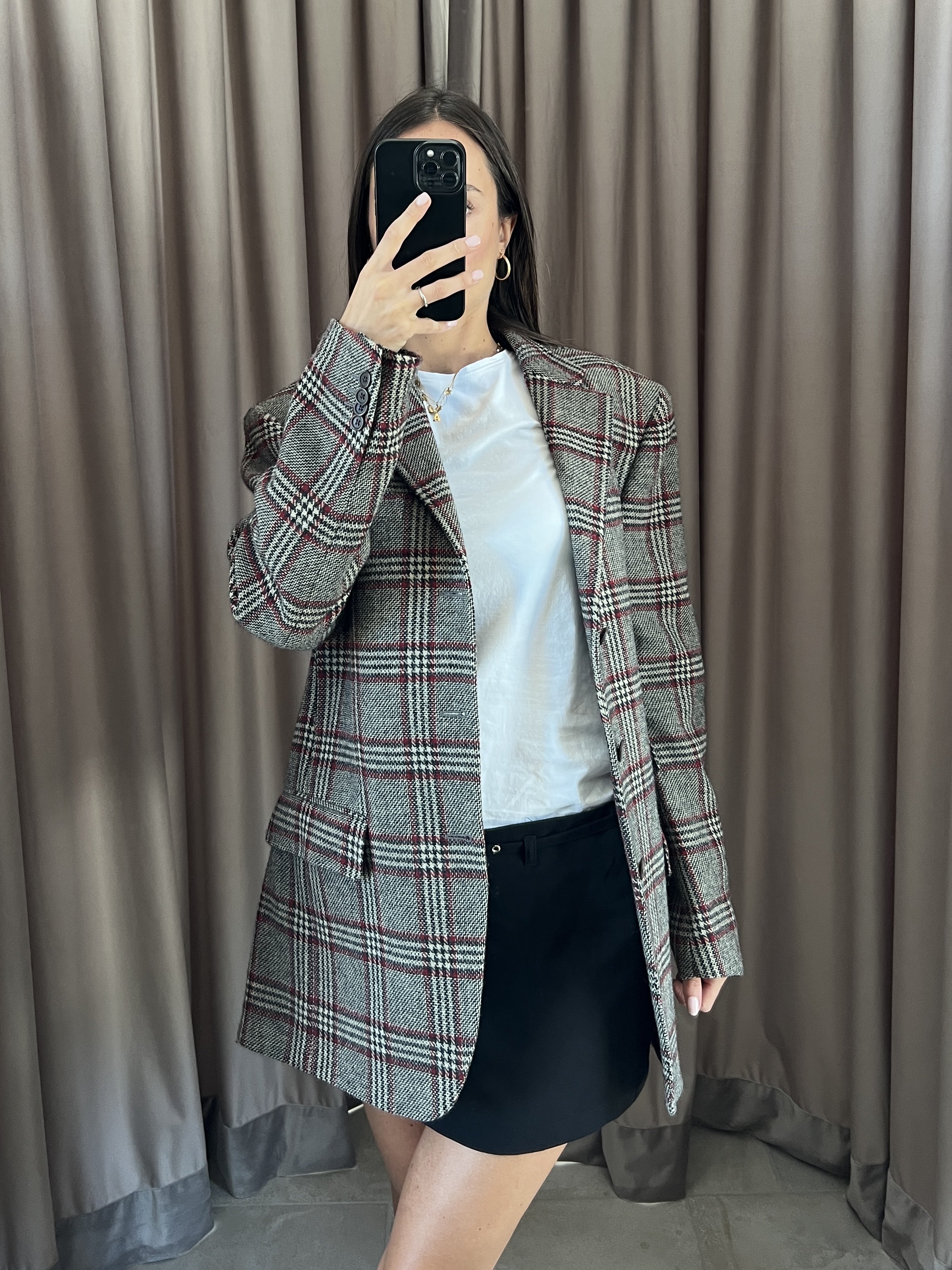 Blazer vintage Burberry lana tg L