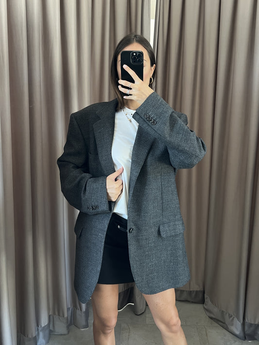 Blazer vintage Fendi lana merino tg XL