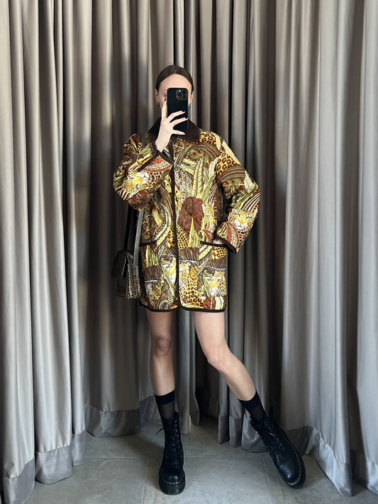 Giacca vintage Ferragamo fantasia tg S/M
