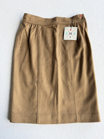 Gonna vintage Fendi lana tg 44