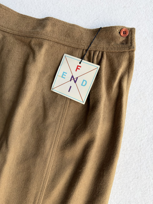 Gonna vintage Fendi lana tg 44