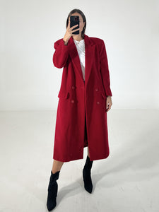 Cappotto vintage Valentino rosso tg L