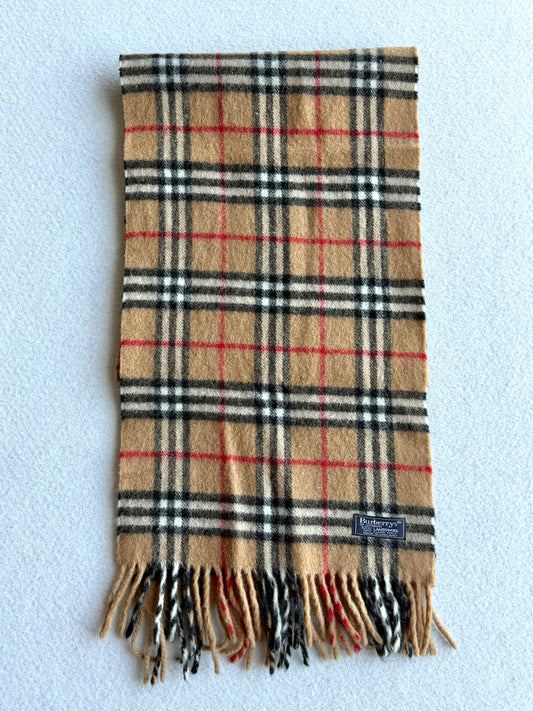Sciarpa vintage Burberry lana tartan