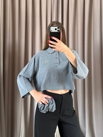 Polo vintage Lacoste cropped tg S/M
