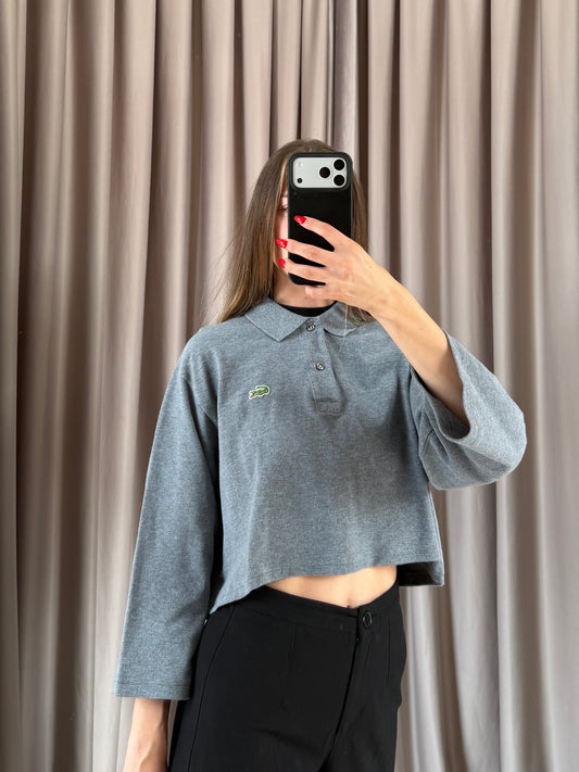 Polo vintage Lacoste cropped tg S/M