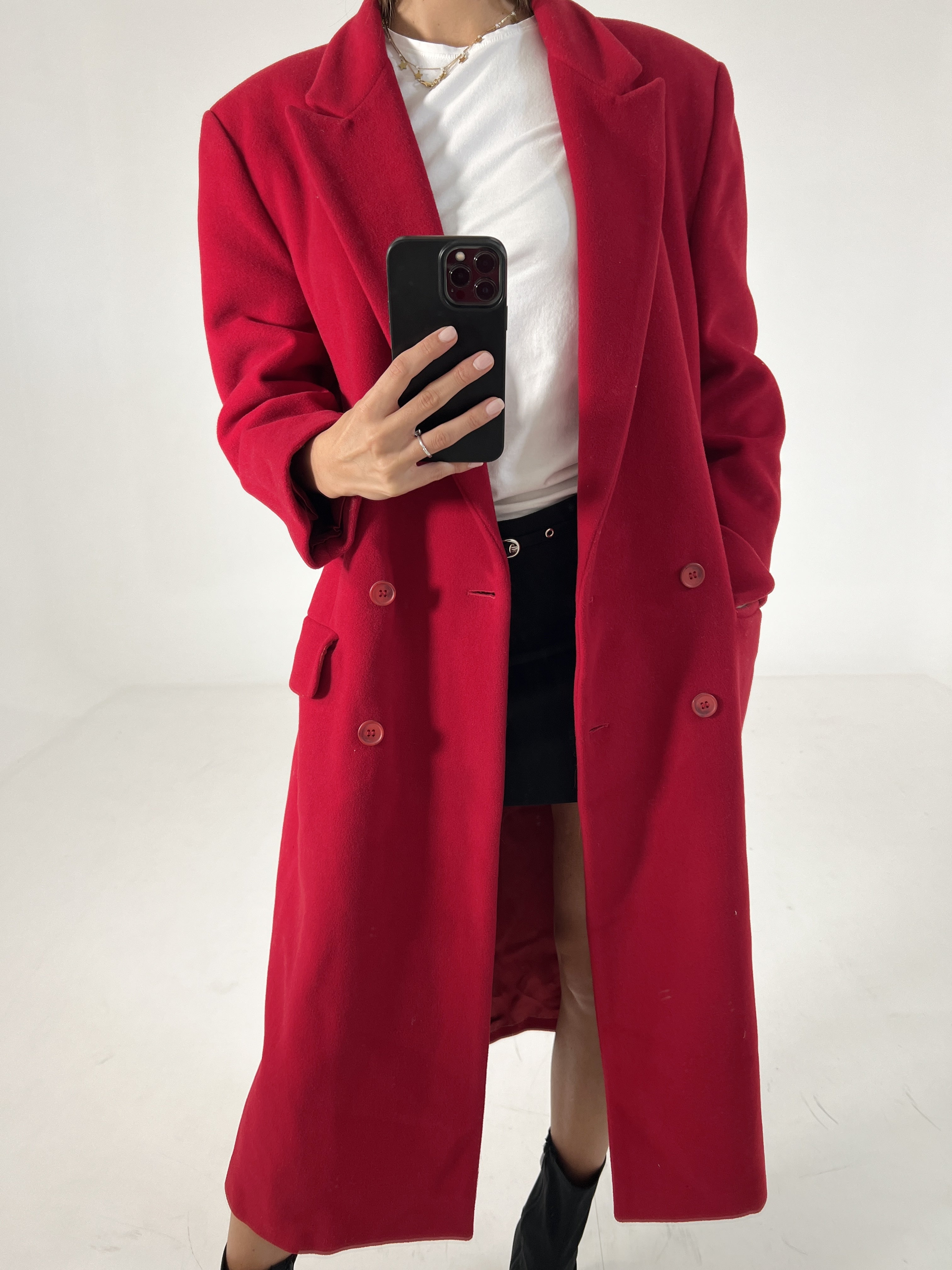 Cappotto vintage Valentino rosso tg L