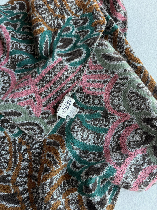 Sciarpa vintage Missoni fantasia lana/mohair/poli
