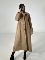 Carica l&#39;immagine nel visualizzatore di Gallery, Cappotto vintage Max Mara cammello tg S/M
