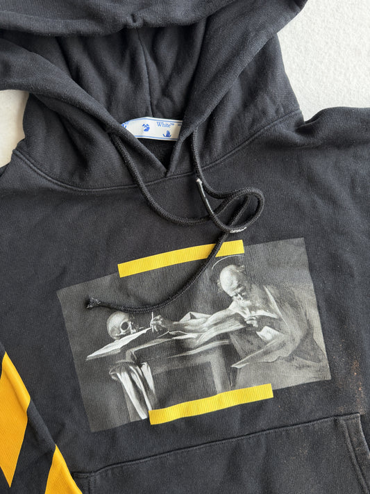 Felpa vintage Off White nero tg L