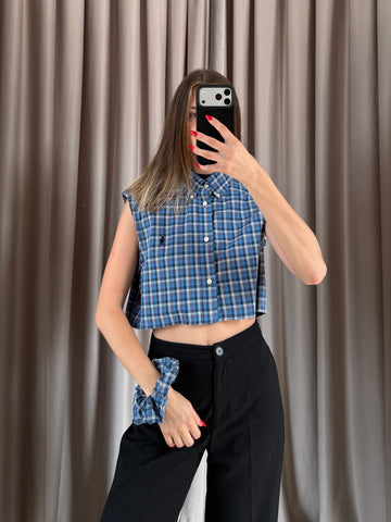 Camicia vintage Ralph Lauren cropped tg S
