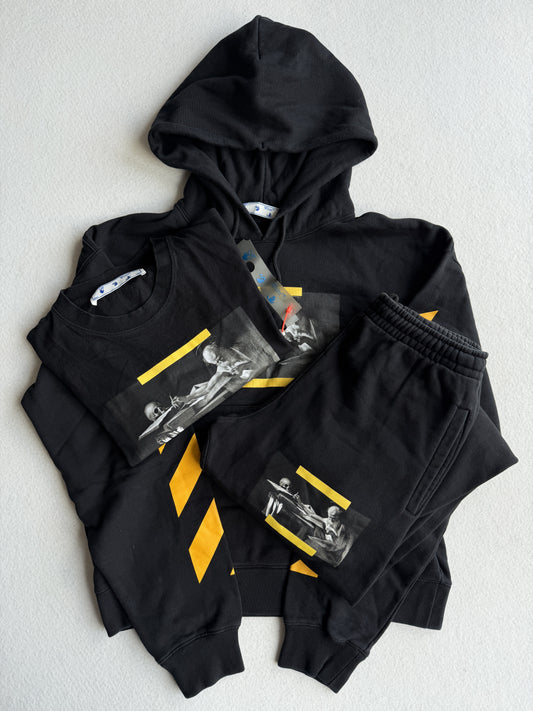 T-shirt vintage Off White nero tg M