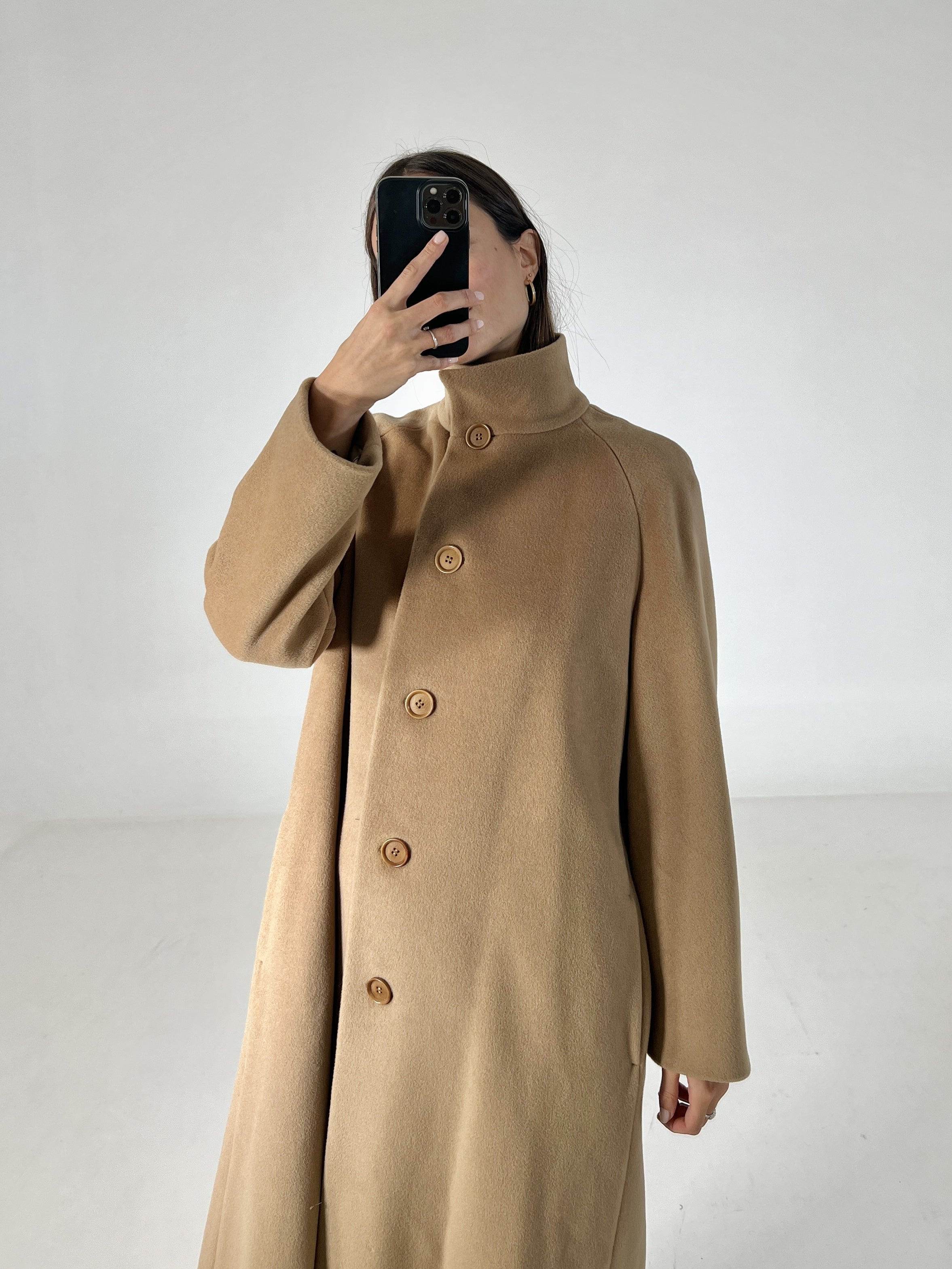 Cappotto vintage Max Mara cammello tg S/M