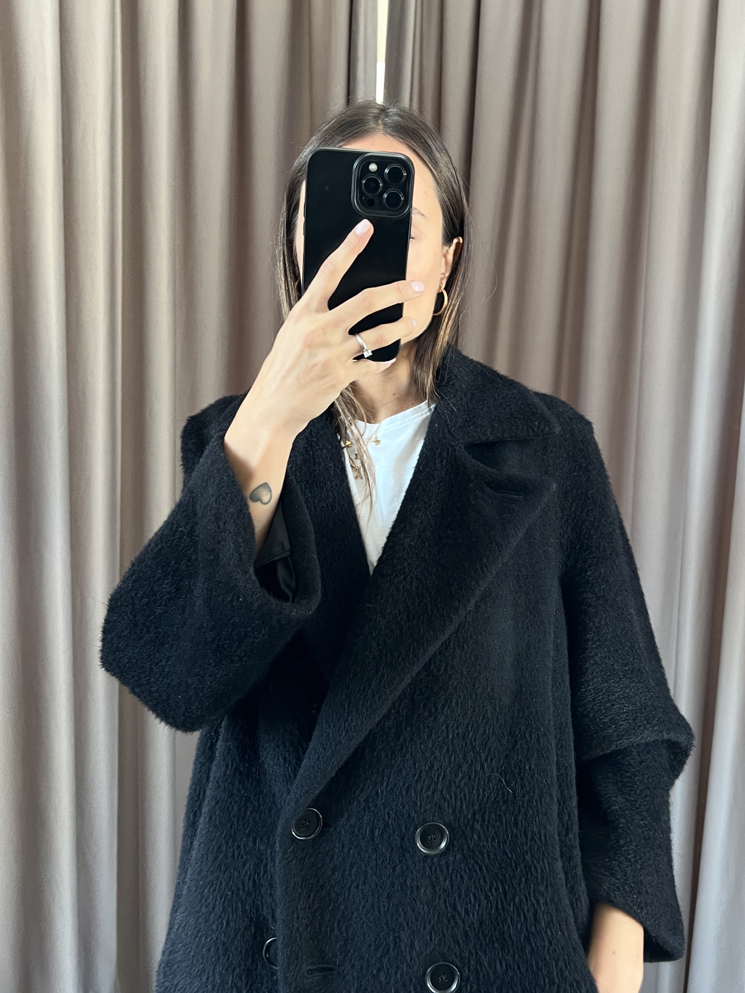 Cappotto vintage Max Mara alpaca/mohair tg S/M