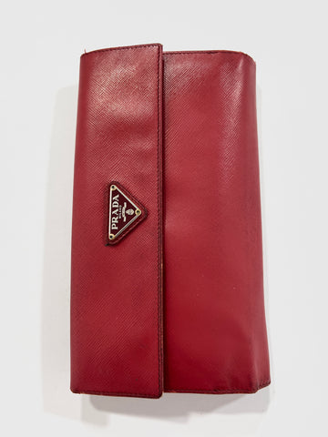 Portafoglio vintage Prada pelle