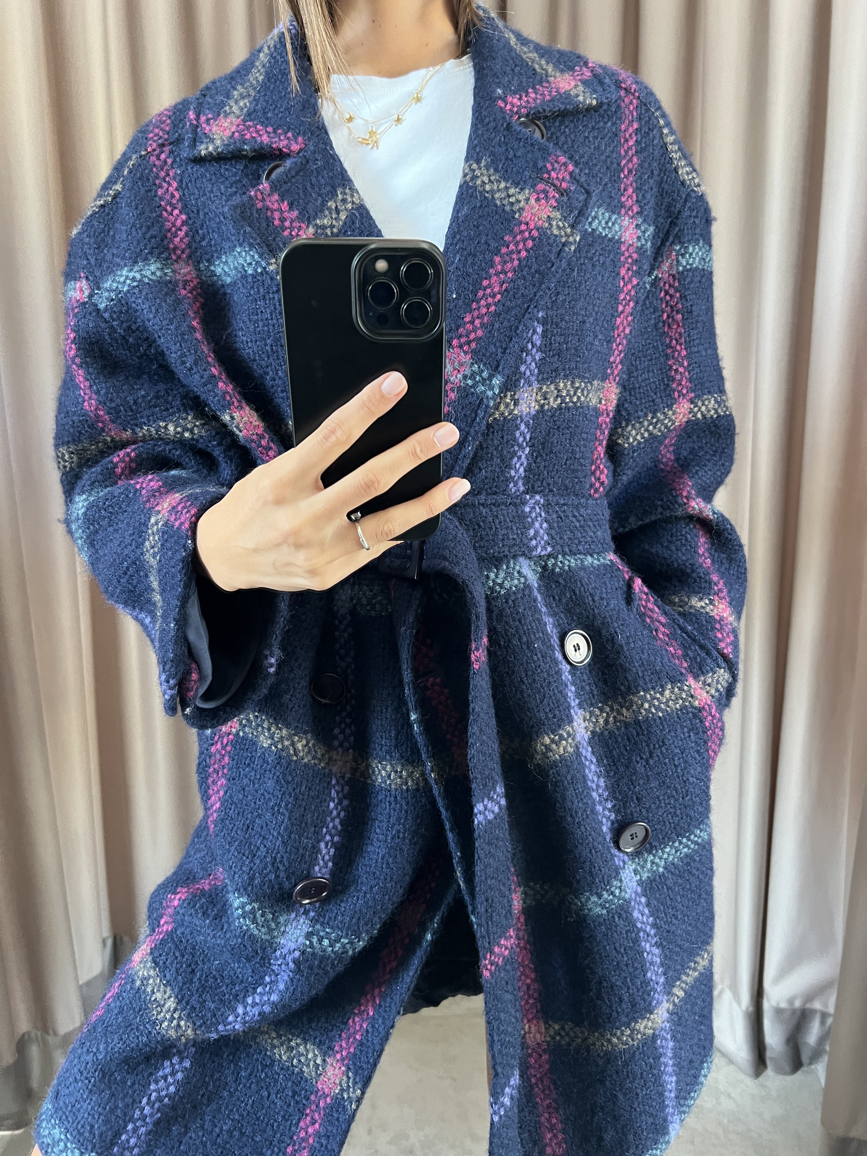 Cappotto vintage Missoni lana tg S