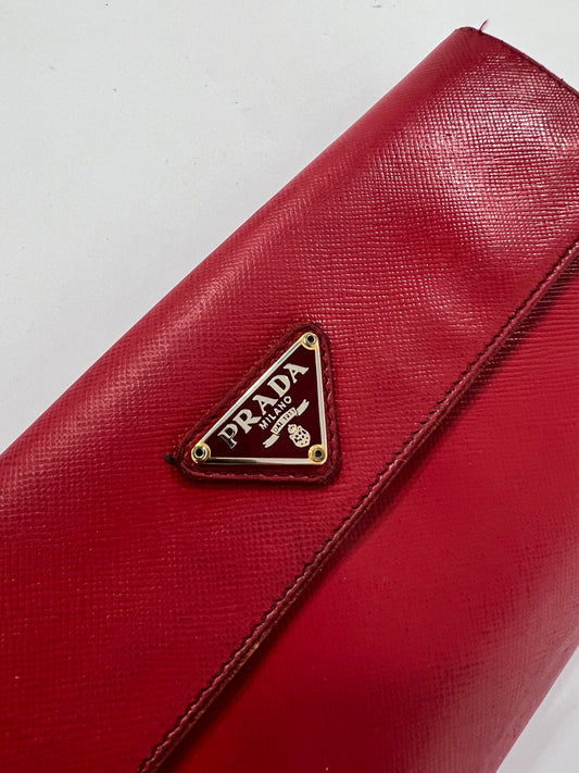 Portafoglio vintage Prada pelle