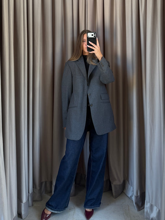 Blazer vintage Etro in lana con interno seta tg 48
