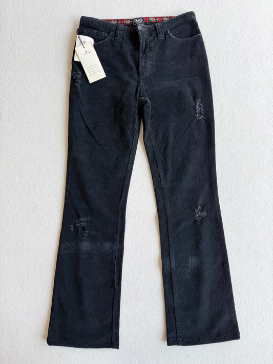 Pantalone vintage Dolce & Gabbana blu tg XS