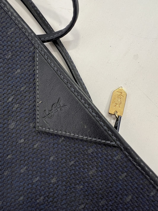 Borsa vintage YSL blu