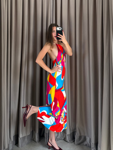 Vestito vintage Versace fantasia tg M