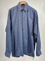 Carica l&#39;immagine nel visualizzatore di Gallery, Camicia vintage Versace blu tg L
