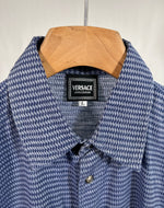 Carica l&#39;immagine nel visualizzatore di Gallery, Camicia vintage Versace blu tg L
