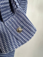 Carica l&#39;immagine nel visualizzatore di Gallery, Camicia vintage Versace blu tg L
