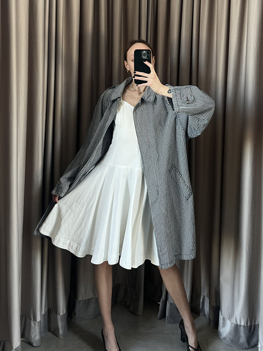 Vestito vintage Fendi denim bianco tg 42