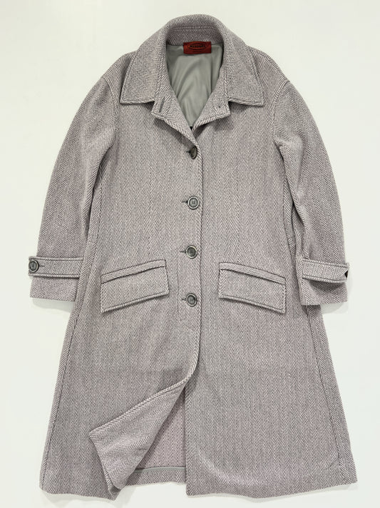Cappotto vintage Missoni spigato lana tg 44