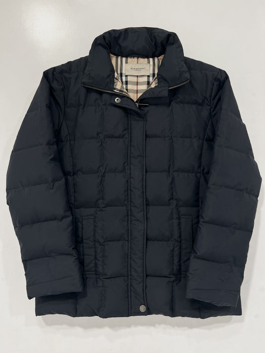 Giacca vintage Burberry piumino blu tg 44